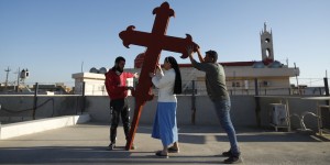 APTOPIX Iraq Pope-Struggling Christians